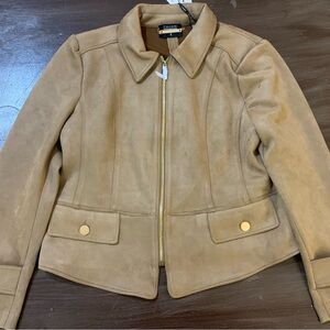 New With Tags. Tahari Faux Leather Jacket